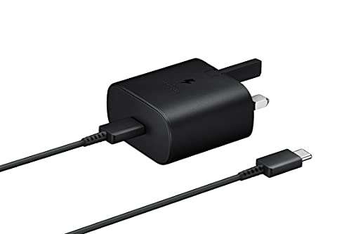 Samsung Original Super Fast 25W Charger with USB-C Cable EP-TA800XBEGGB - £16.84 @ Amazon