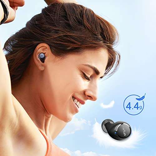 EarFun Free 1S Wireless Earbuds, 4 Mics ENC, Custom EQ, IPX7 Waterproof, 30h playtime £6.99 With Code (Prime Exclusive) @ Earfun / Amazon