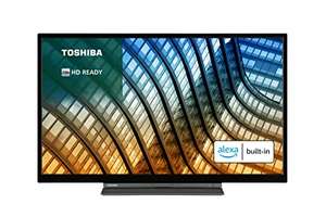 Toshiba 32WK3C63DB 32-inch, HD Ready, Freeview Play, Smart TV, Alexa Built-in (2021 Model) £126.75 With Voucher @ Amazon