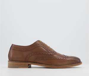 Up to 70% off e.g Meaner Brogues Tan Leather - £15 + Free Click and Collect @ Office