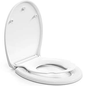 Pipishell Toilet Seat Soft Close with Removable Child Seat, Quick Release £23.69 Sold by HOME FURNISHING DIRECT EU & Fulfilled by Amazon