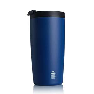Hydrate Travel Mugs, Reusable Coffee Cups with Leak-Proof Lid, 500ml (Blue, Grey or White) - W/Voucher Sold By Hydrates Bottle Shop