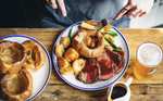 Roast dinner and a pint of Headliner beer at BrewDog Pubs £13.50 with code 7 locations London (valid until July) @Timeout