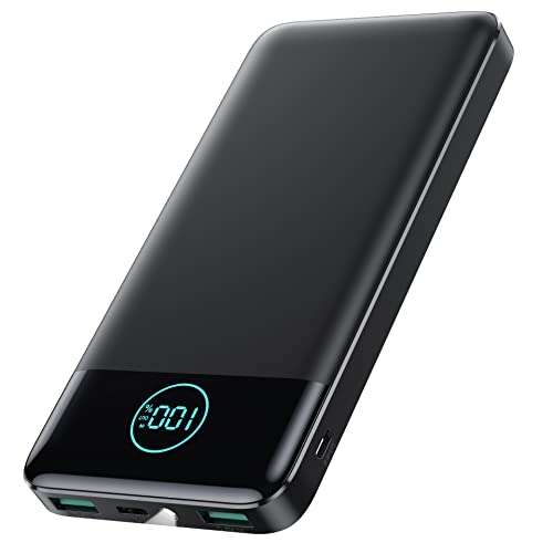 AONIMI Power Bank 13800mAh, Slim & Lightweight Portable Charger 15W PD 3.0A USB C Input & Output - £13.56 With Voucher @ Amazon