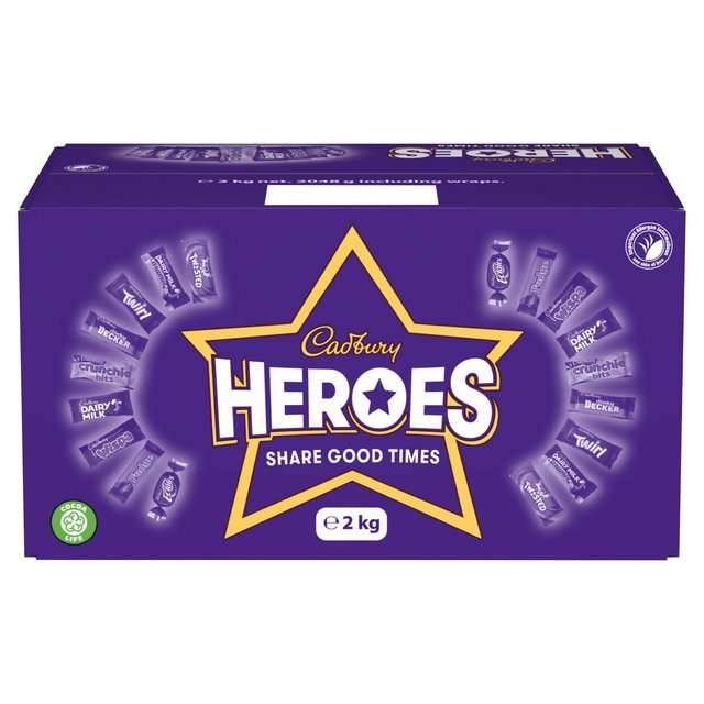 Cadbury Heroes Chocolate Bulk Sharing Box 2kg for £5.75 @ Ocado