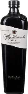 Fifty Pounds Gin 43.5% ABV 70cl £18/£16.20 with Subscribe and Save @ Amazon