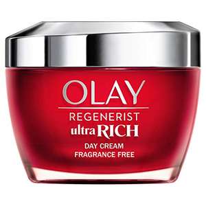 Olay Regenerist Ultra Rich Fragrance-Free Day Cream £10 / £9.50 Subscribe & Save @ Amazon