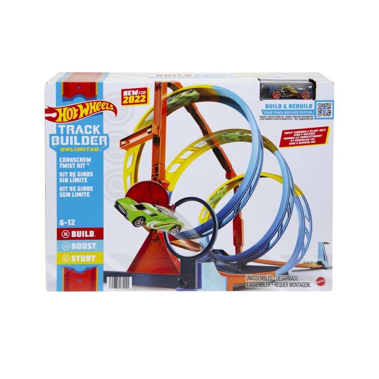 Hot Wheels Track Builder Corkscrew Twist Kit Playset - £14.99 Delivered @ Bargain Max