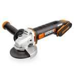 WORX WX800 18V Battery Cordless 115mm Angle Grinder 1 Battery Charger Carry Case - w/Code By Worx
