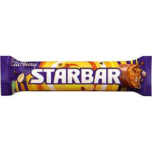 Cadbury Starbar Chocolate Bar, 49g - 43p / 41p Subscribe & Save @ Amazon