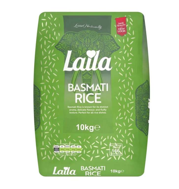 Laila Basmati Rice 10Kg clubcard price