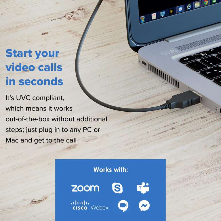 CREATIVE Live! Cam Sync V3 2K QHD USB Webcam w/voucher @ Creative Labs (Europe) / FBA