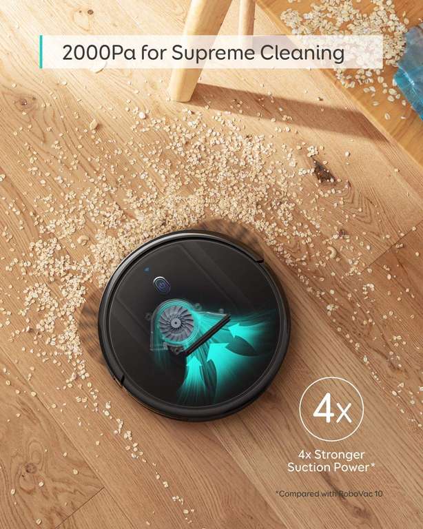 eufy RoboVac G10 Hybrid, Robot Vacuum Cleaner (Refurbished - Excellent) - Sold by AnkerDirect UK / FBA