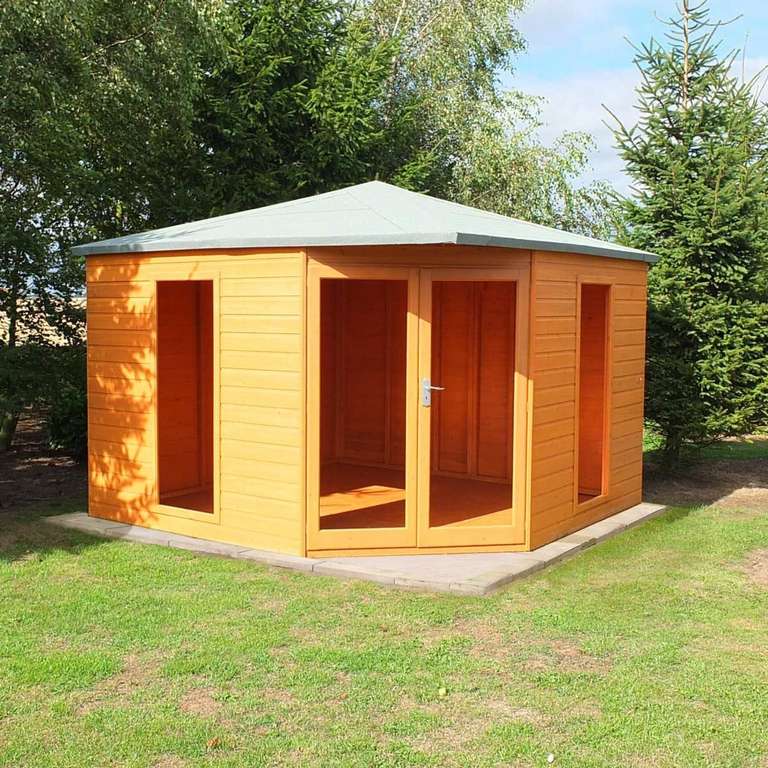 Summerhouse Megathread e.g. Shire Larkspur 10 'x10' Summerhouse - £1511.99 using code delivered @ Robert Dyas
