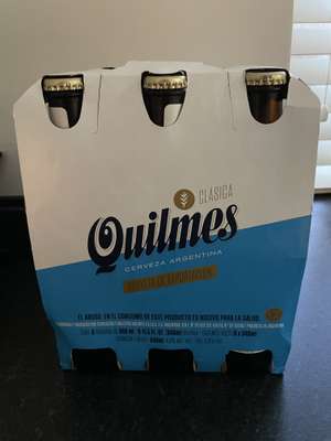 Quilmes Argentina beer £5 for 6 bottles @ Home Bargains, Liverpool Maghull