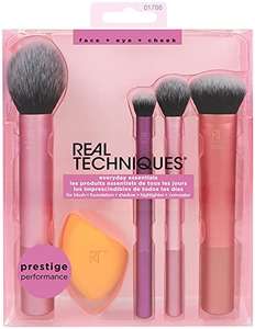 REAL TECHNIQUES - Everyday Essentials Makeup Brush Complete Face Set £10 @ Amazon