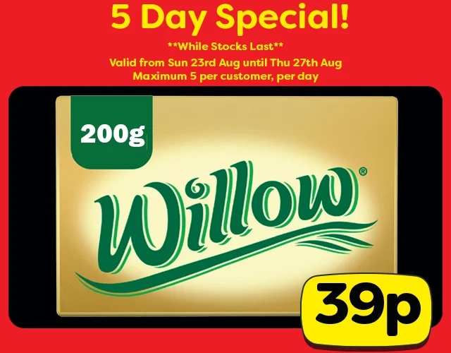 Willow Block Alternative to Butter Spread 200g