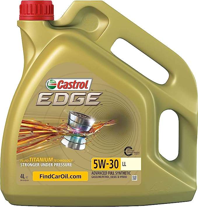 Castrol Edge 5W-30 LL Car Engine Oil, 4 Litres (Instore Only)