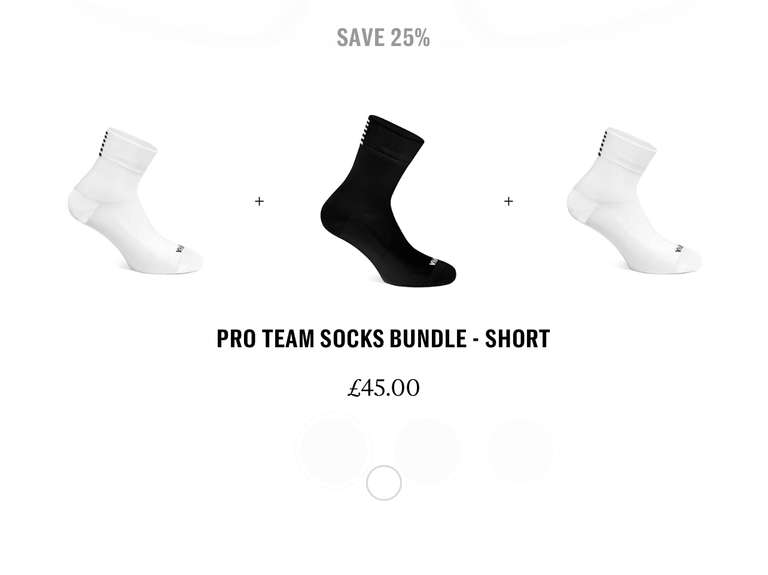 Rapha Pro Team Sock Bundle - £33 using additional 20% off voucher (possible glitch) + £5 delivery @ Rapha