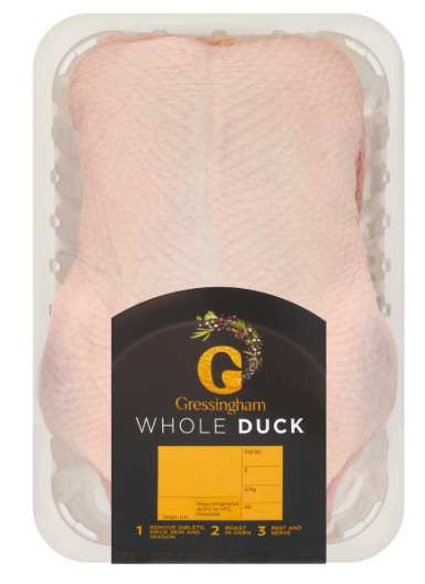 Gressingham Deliciously Simple Whole Duck 1.8kg Nectar Price