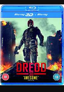 Dredd Blu-ray 3D + Blu-ray (used) with code