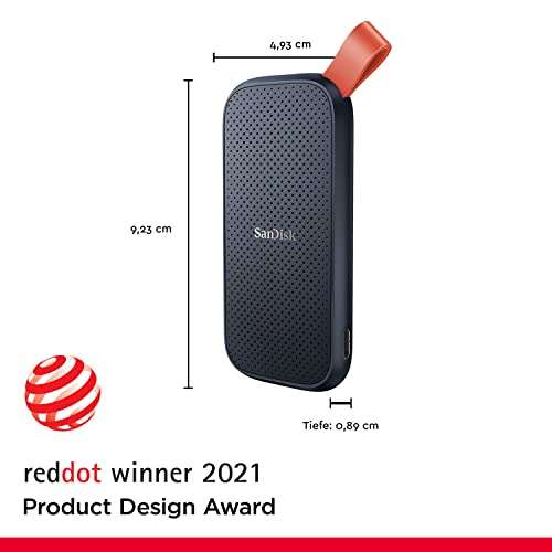 SanDisk 1 Tb portable SSD, up to 520MB/s read speed £59.47 @ Amazon Germany