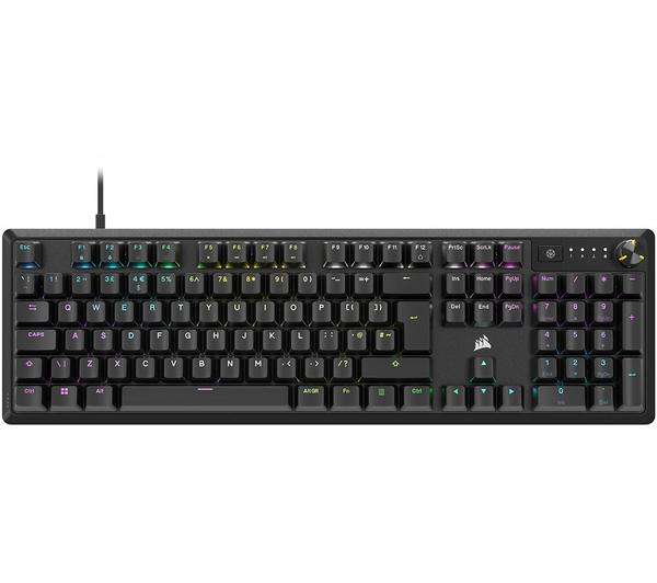 CORSAIR K70 CORE RGB Mechanical Gaming Keyboard ( Black / Red pre-lubricated mechanical switches / USB3.0 )