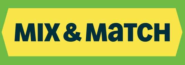 Mix and match - Any 5 for £4 on Fridge Favourites