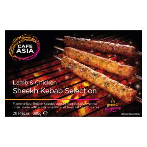Cafe Asia Lamb&Chicken Sheekh Kebabs £6.99 for a box of 20 instore (Stevenage)