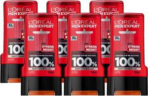 Bulk Buy x6 Loreal Men Expert Stress Resist Shower Gel £9.62 / £9.14 Subscribe & Save at Amazon