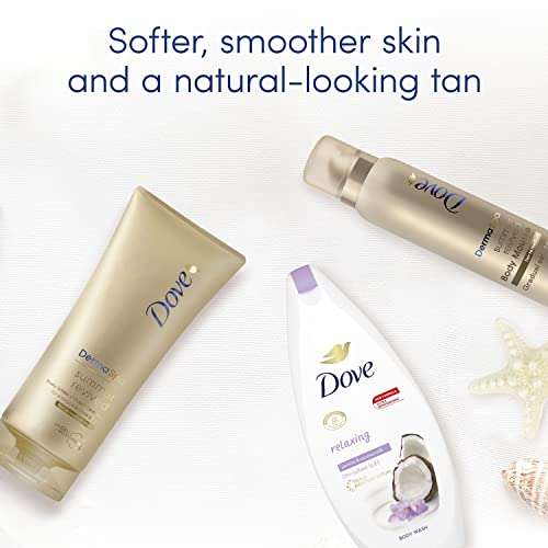 Dove Gradual Self Tan Gift Collection with Tanning applicator, fake tan gift set 4 piece £7 @ Amazon
