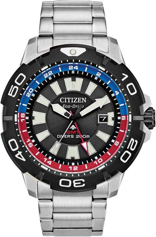 Citizen Eco-Drive Promaster GMT Sapphire 200M Diver's Watch BJ7129-56E/BJ7128-59E