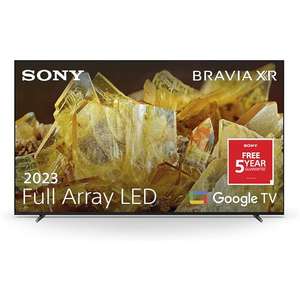 Sony BRAVIA XR | XR-75X90L | Full Array LED | 4K HDR | Google TV | ECO PACK | BRAVIA CORE | Aluminium Seamless Edge Design