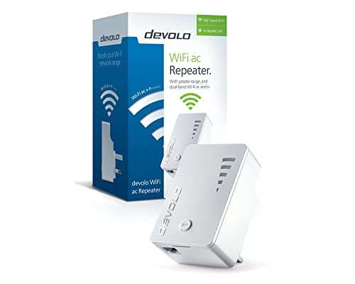 Devolo 9791 Wi-Fi ac Repeater 1200 mbps £19.99 @ Amazon