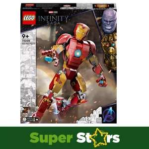 Lego Iron Man figure (brick built) 76206 - £24 (£5 back in rewards) @ Asda