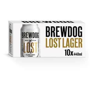 Brewdog Lost Lager 10 x 440ml - 2 for £17 @ Morrisons