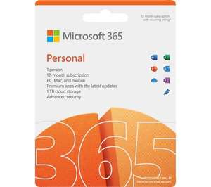 £25 off Microsoft 365 Personal 1 Year (1 user) when buy eligible PC accessory e.g Lindy 1M USB Cable + 1 Year 365 Personal = £19.34 @ Amazon