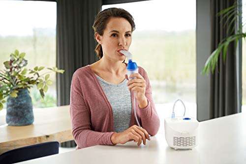 OMRON C102 Total 2-in-1 Nebuliser with Nasal Shower – combined Nebulizer to treat respiratory conditions £34.49 @ Amazon