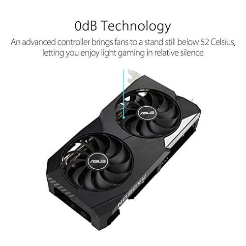 ASUS Dual AMD Radeon RX 6650 XT OC Edition 8GB GDDR6 Graphics Card (+The Last of Us Part I Game) - £249.98 (£224.98 after Cashback) @ Amazon
