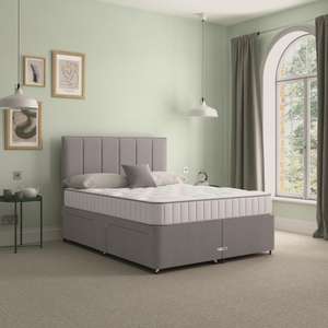 Sleep and Snooze Grey 2 Drawer Double Divan Base for £165.60 delivered using code @ Sleep and Snooze