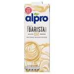 Alpro Barista Foamable Oat Plant-Based Long Life Drink, Vegan & Dairy Free, 1L (Pack of 8)