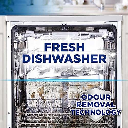 Finish Dishwasher Machine Cleaner | Original | Pack of 8, 250ml Each |Deep Cleans and Helps to prolong life of your dishwasher - £12.05 S&S