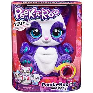 Peek-A-Roo Interactive Panda-Roo Plush Toy with Mystery Baby for £19.99