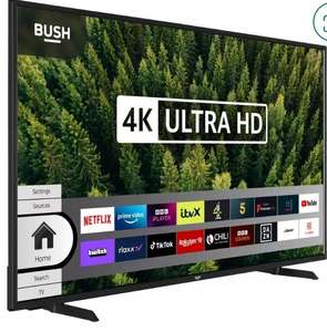 Bush 58 Inch Smart 4K UHD HDR LED Freeview TV 2023