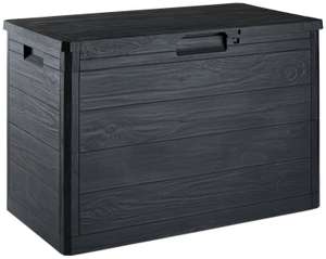Toomax 160L Wood Effect Garden Storage Box with Free Click and Collect
