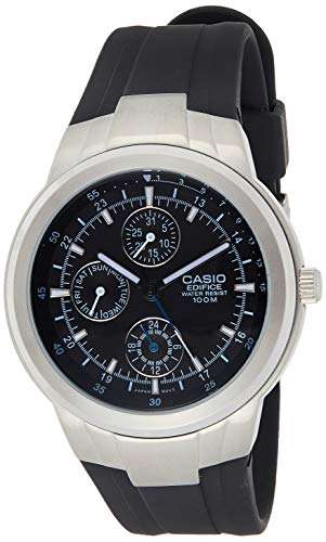 Casio Men's EF305-1AV Edifice Multifunction Sport Watch with Black Resin Band, Black, Dress £36.28 @ Amazon / Sold by Amazon US