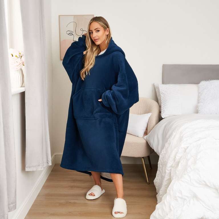 Sienna Extra-Long Sherpa Hoodie Blanket £18.95 Delivered @ Online Home Shop
