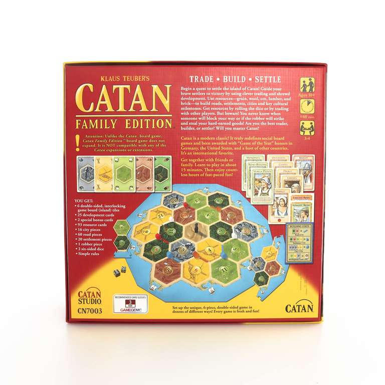 Catan Family Edition Board Game - £18.75 + Free Click and Collect @ Argos