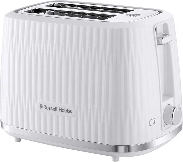 Russell Hobbs 27370 Eden 2 Slice Toaster - White - Free C&C