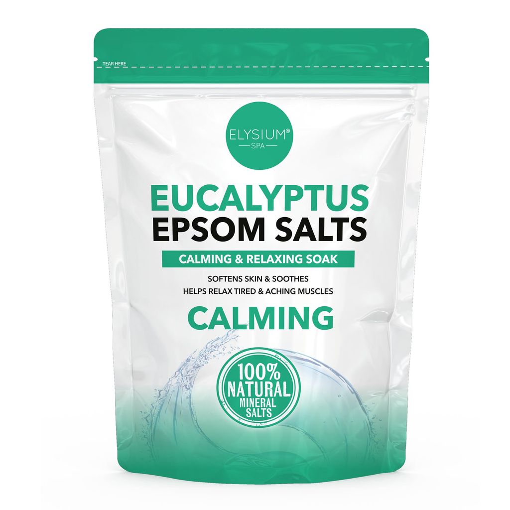 Elysium Spa Natural Eucalyptus Epsom Salts, White, 450g